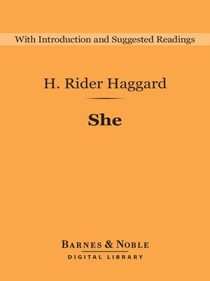cover image of She (Barnes & Noble Digital Library)